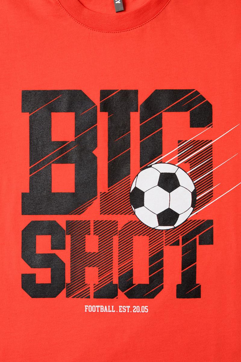 картинка Футболка для мальчика КБ 301567 ярко-красный к62 от магазина детских товаров ALiSa