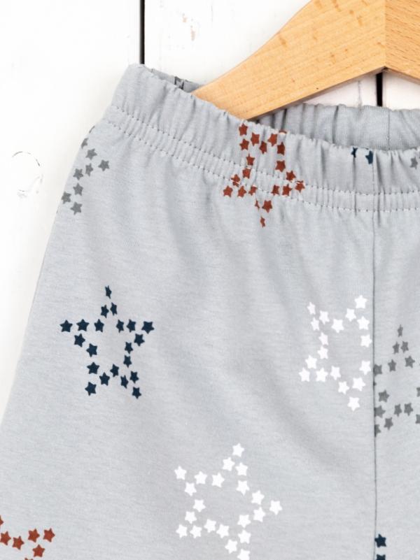 картинка Шорты для мальчика Baby Boom П138/1-К Звёзды на светло-сером от магазина детских товаров ALiSa