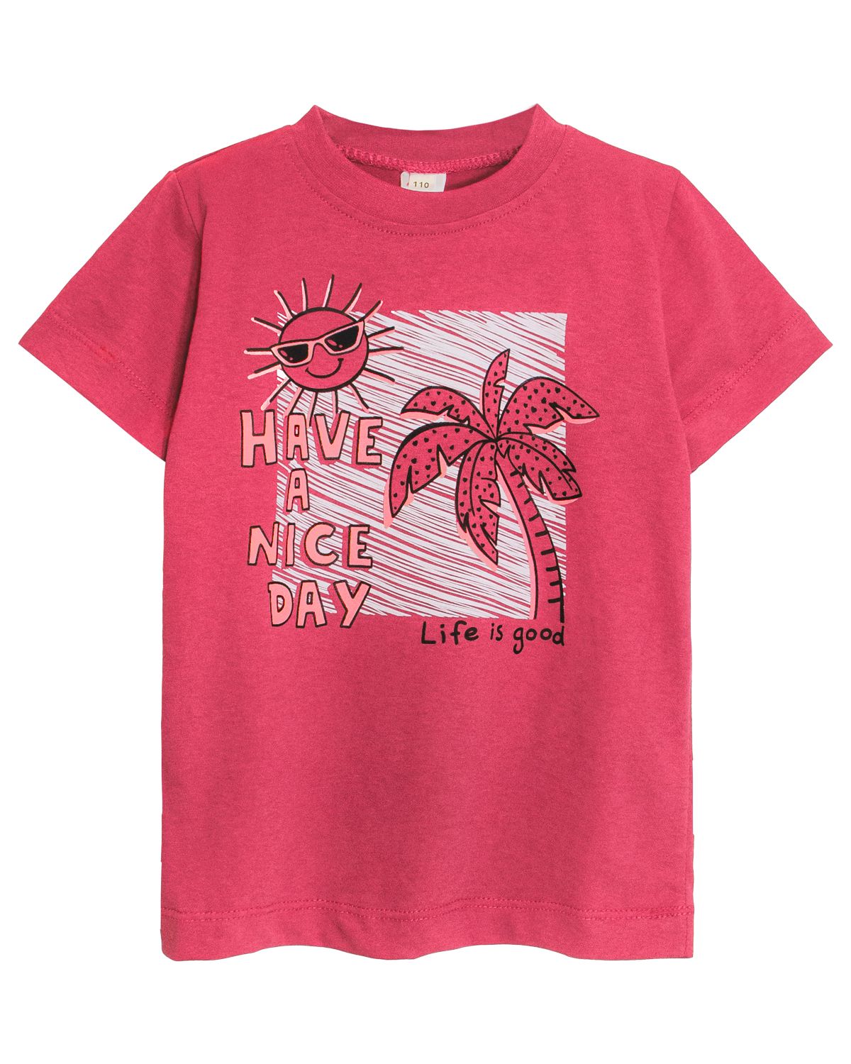 картинка Футболка для девочки Let's go LG 51270 роза от магазина детских товаров ALiSa