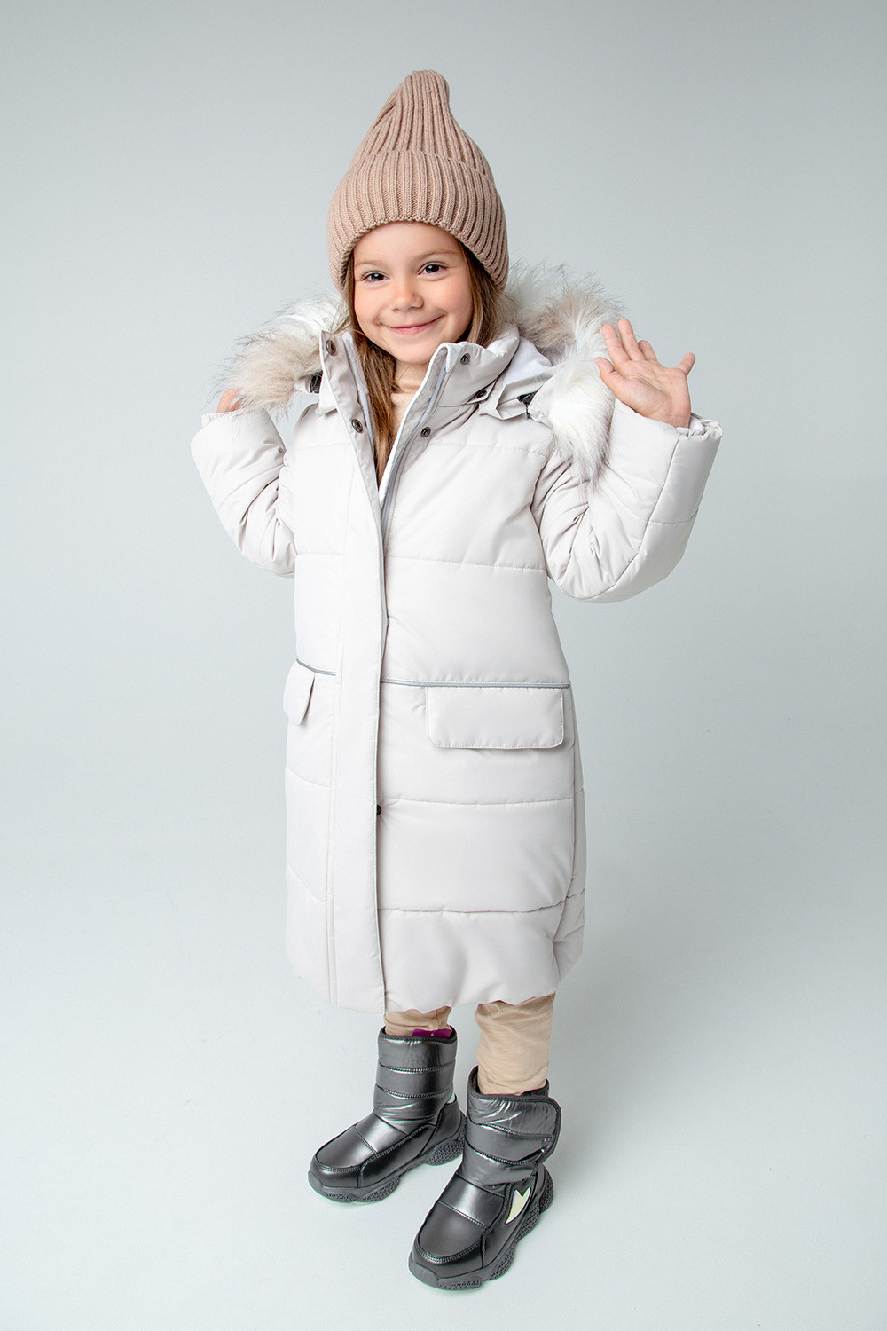 картинка Пальто зимнее для девочки Crockid ВК 38094/1 УЗГ от магазина детских товаров ALiSa