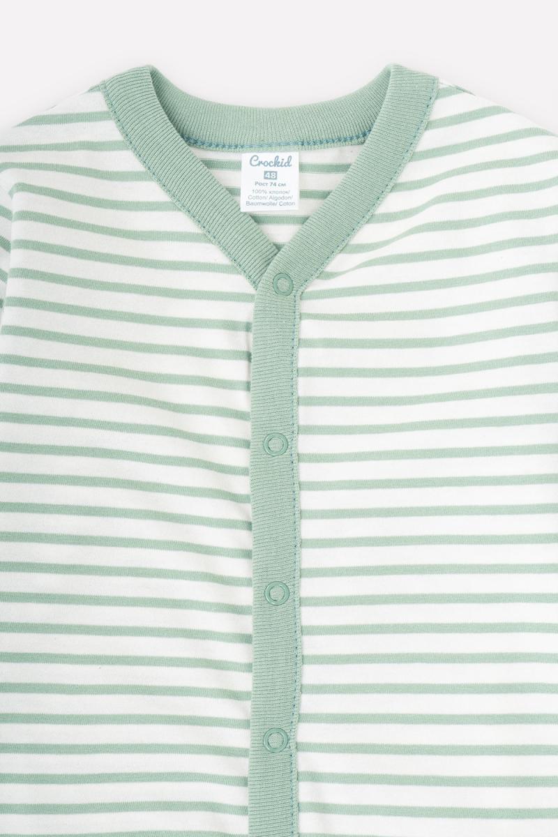 картинка Комбинезон для мальчика Crockid К 6164 милитари полоска от магазина детских товаров ALiSa