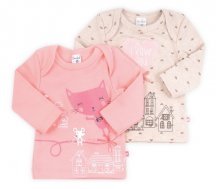 картинка К 3936-2 розовая пудра + сердечки джемпер от магазина детских товаров ALiSa