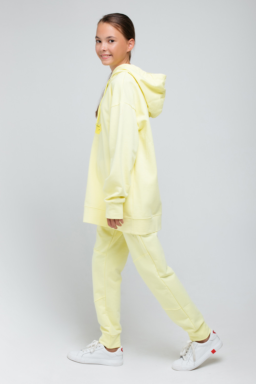 картинка Брюки для девочки КБ 400418 бледно-желтый к69 от магазина детских товаров ALiSa