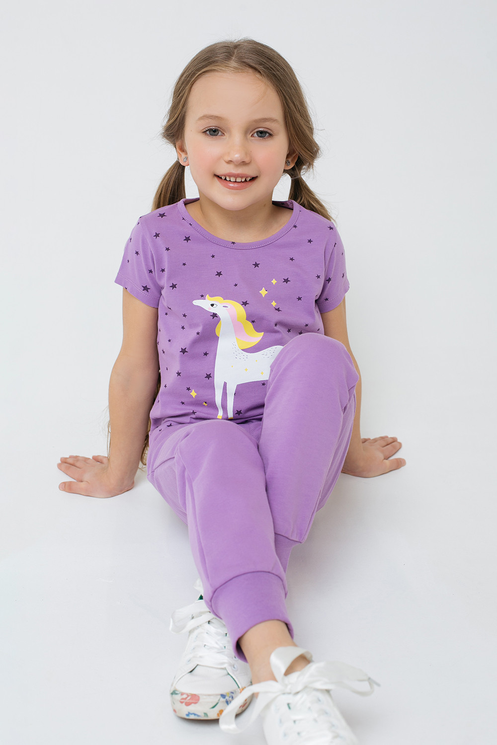 картинка Брюки для девочки Crockid К 400061 лавандовый к1278 от магазина детских товаров ALiSa