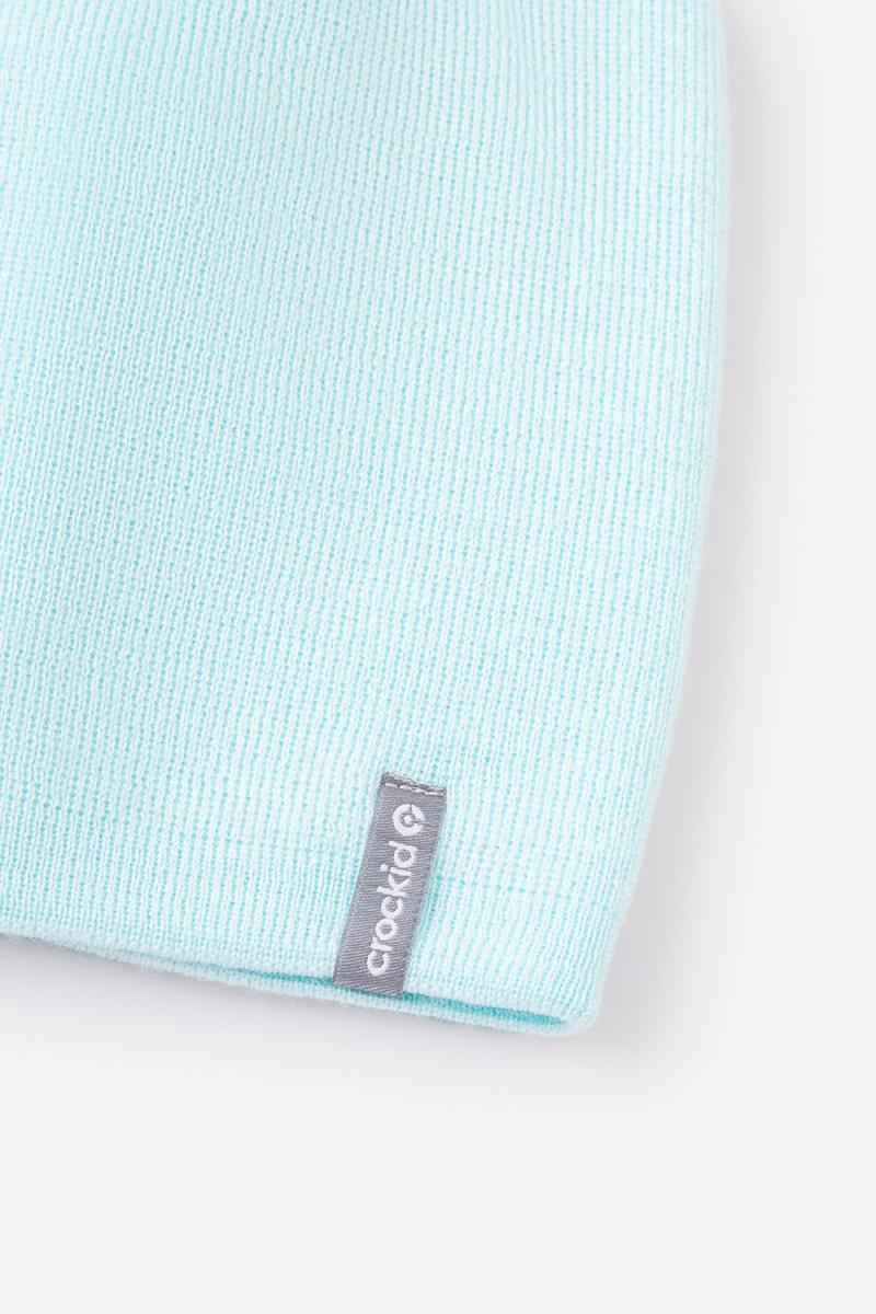 картинка Шапка детская Crockid КВ 20159/21ш светлая бирюза от магазина детских товаров ALiSa