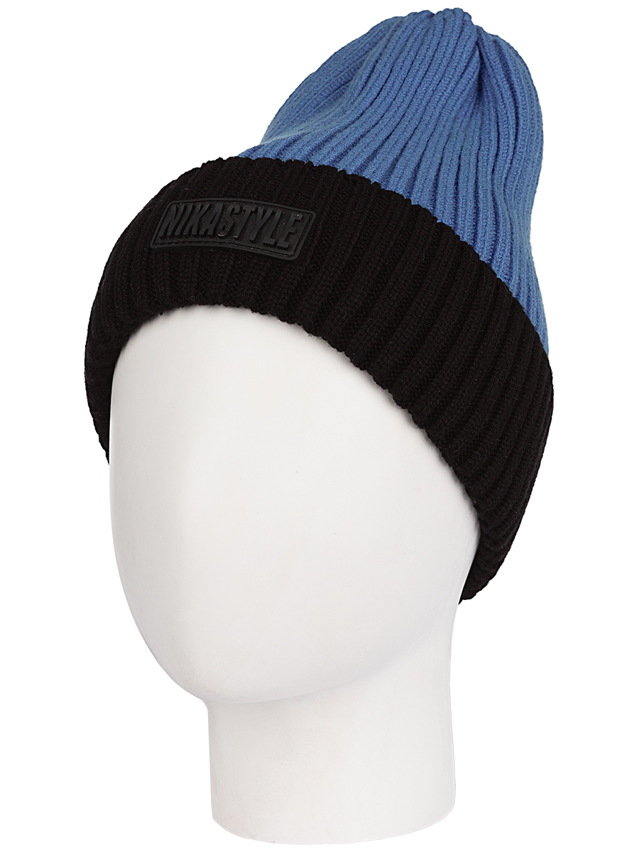 картинка Шапка зимняя для мальчика NIKASTYLE 11з16124 Темно-голубой от магазина детских товаров ALiSa