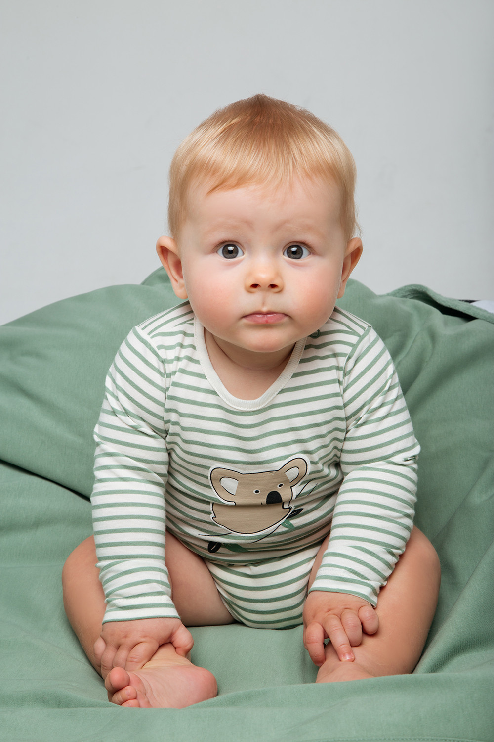 картинка Полукомбинезон для мальчика Crockid К 6423 милитари, полоска от магазина детских товаров ALiSa