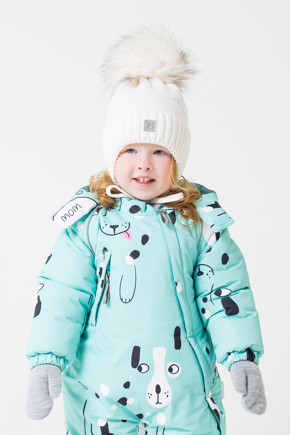 картинка Шапка для девочки Crockid КВ 20110/ш белый от магазина детских товаров ALiSa