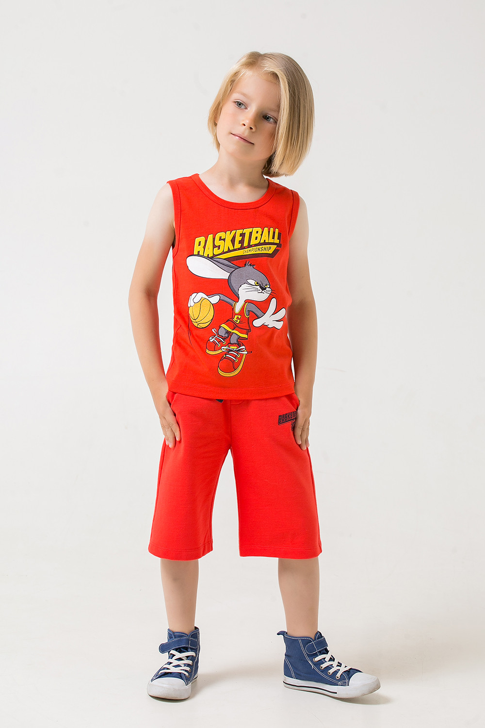 картинка Шорты для мальчика Crockid К 4994 ярко-красный к1259 от магазина детских товаров ALiSa