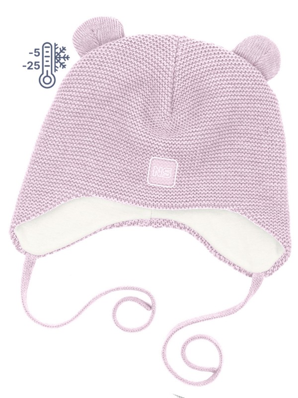 картинка Шапка утепленная для девочки NIKASTYLE 11з15124 Светло-розовый от магазина детских товаров ALiSa