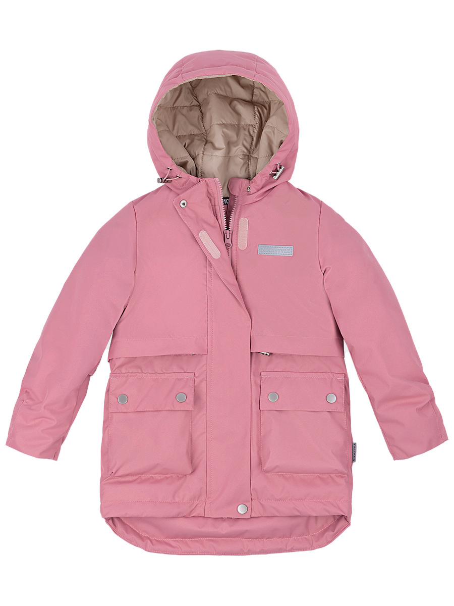 картинка Куртка утепленная для девочки NIKASTYLE 4м3424 лосось от магазина детских товаров ALiSa