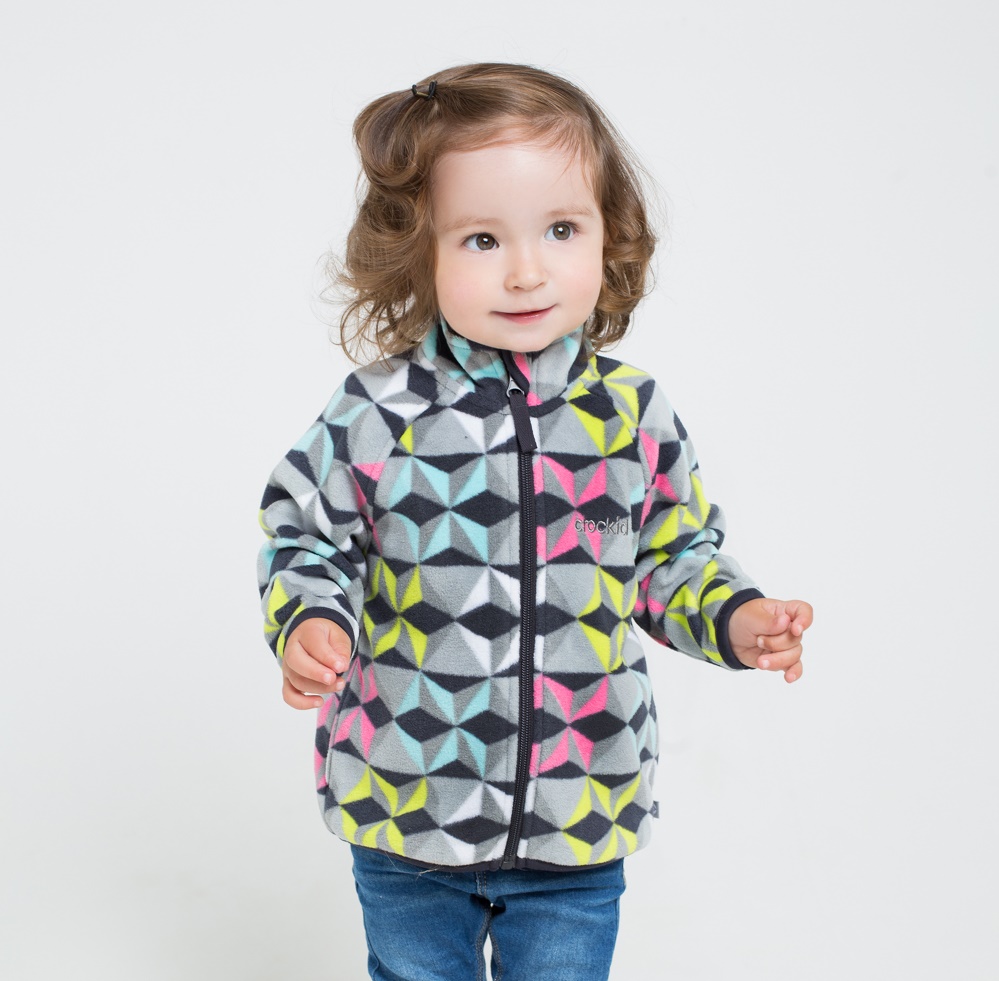 картинка Куртка флисовая для девочки Crockid ФЛ 34011/н/22 РР от магазина детских товаров ALiSa