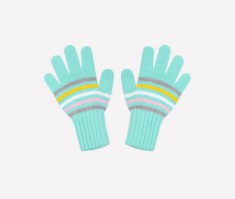 картинка Перчатки для девочки Crockid К 110 светлая бирюза от магазина детских товаров ALiSa