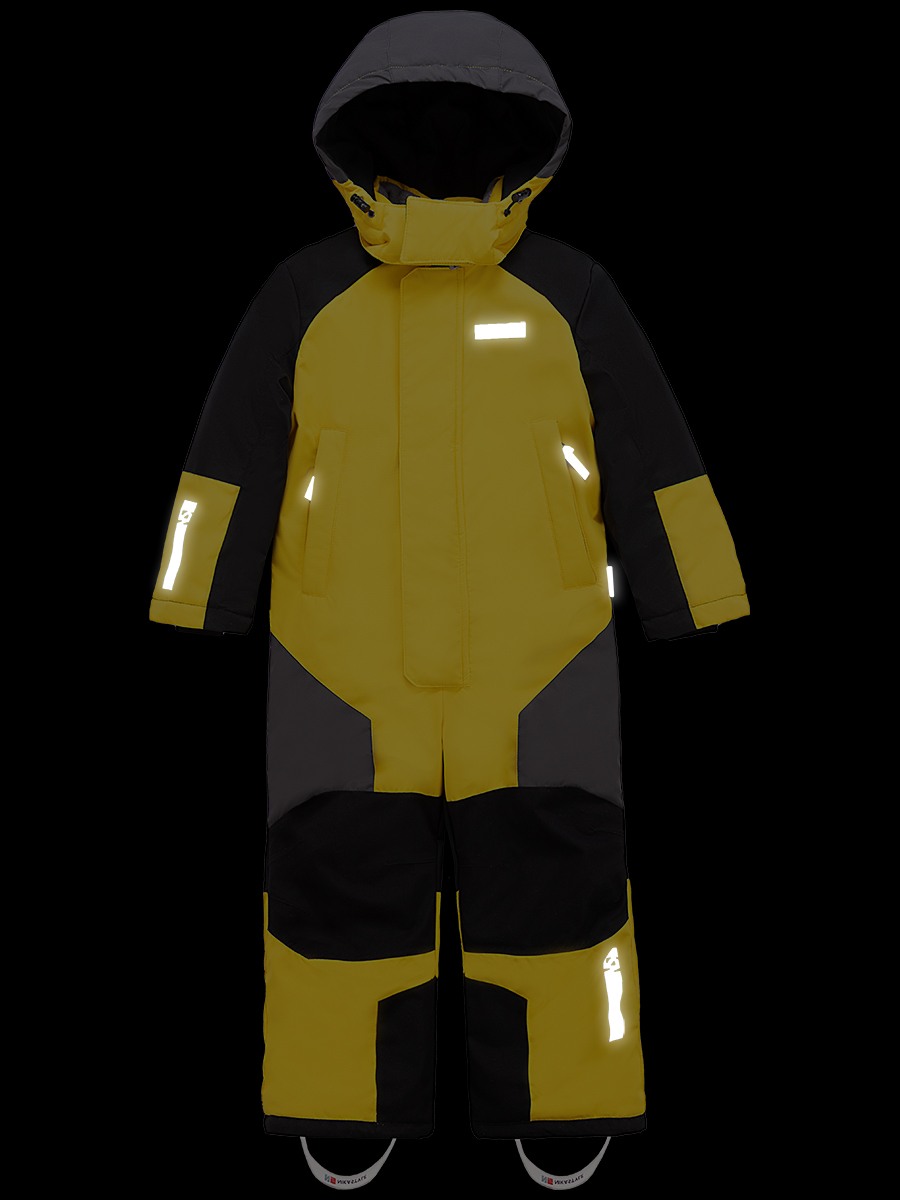 картинка Комбинезон зимний для мальчика NIKASTYLE 8з6524 Желтый черный от магазина детских товаров ALiSa