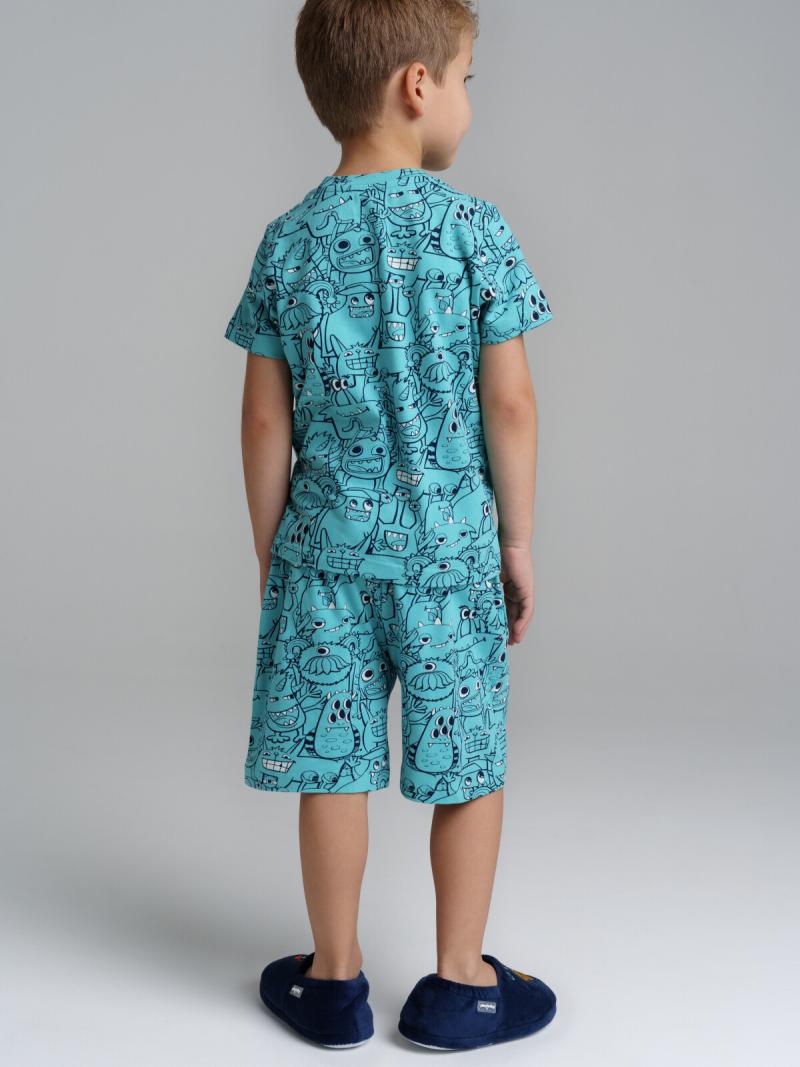 картинка Пижама для мальчика PL 32312351 Голубой монстры от магазина детских товаров ALiSa