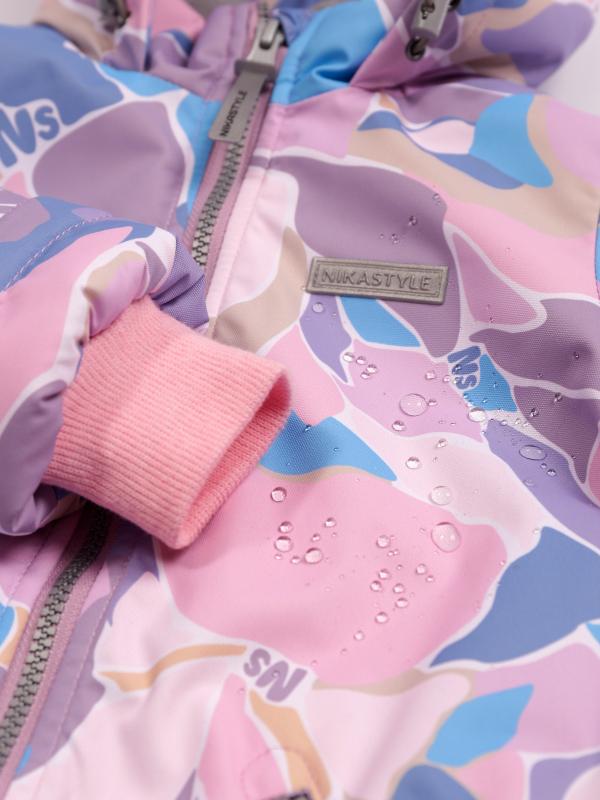 картинка Комбинезон утеплённый для девочки NIKASTYLE 8м1225 Розовый серый от магазина детских товаров ALiSa