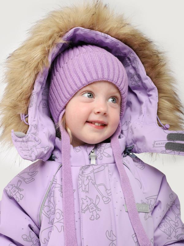 картинка Комбинезон для девочки NIKASTYLE 8з0425 Лаванда Инжир от магазина детских товаров ALiSa