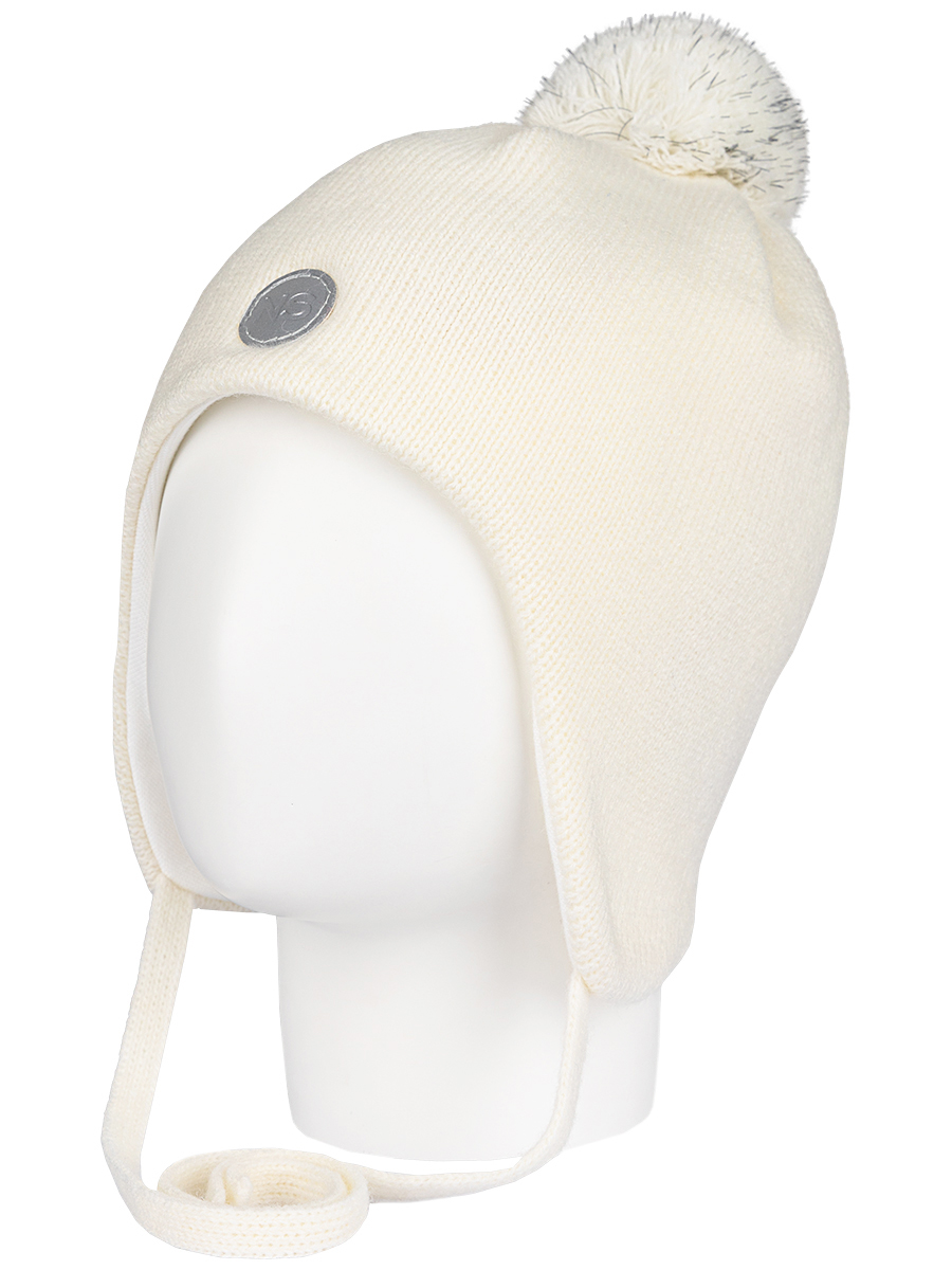 картинка Шапка утепленная для девочки NIKASTYLE 11з15425 Молоко от магазина детских товаров ALiSa