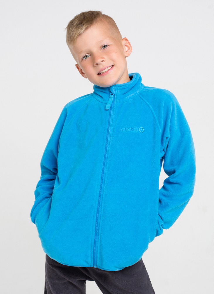 картинка Куртка флисовая для мальчика Crockid ФЛ 34011/14 ГР от магазина детских товаров ALiSa