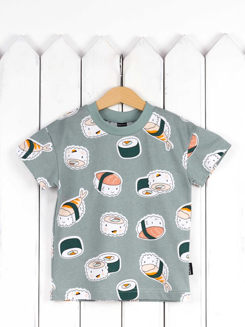 картинка Футболка для мальчика Baby Boom Ф99/1-К Суши Б104 от магазина детских товаров ALiSa