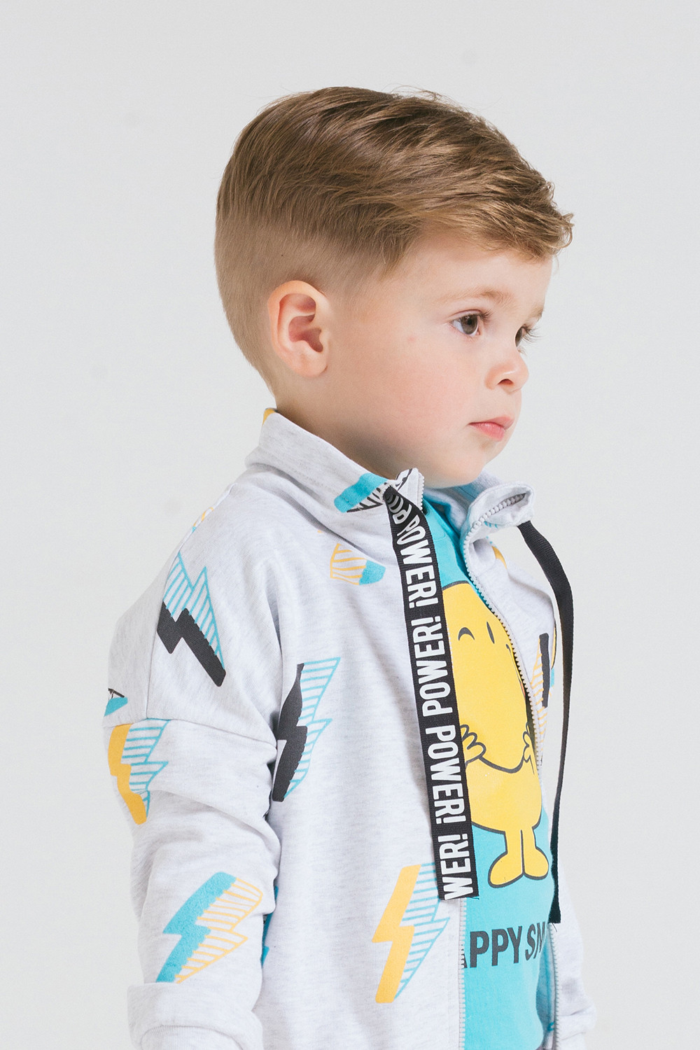 картинка Комплект для мальчика Crockid КР 2660 светло-серый меланж, молнии к250 от магазина детских товаров ALiSa