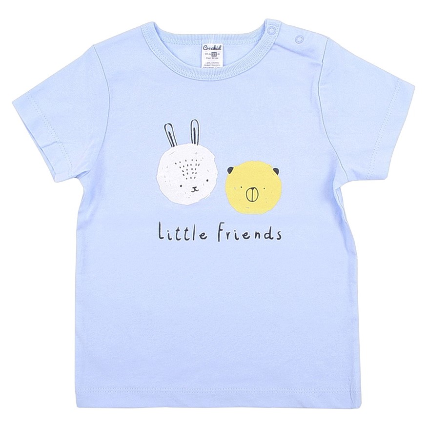 картинка Футболка для мальчика Crockid К 3942 светло-голубой от магазина детских товаров ALiSa