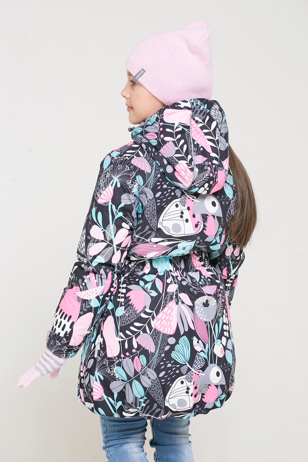 картинка Куртка зимняя для девочки Crockid ВК 38051/н/1 ГР от магазина детских товаров ALiSa