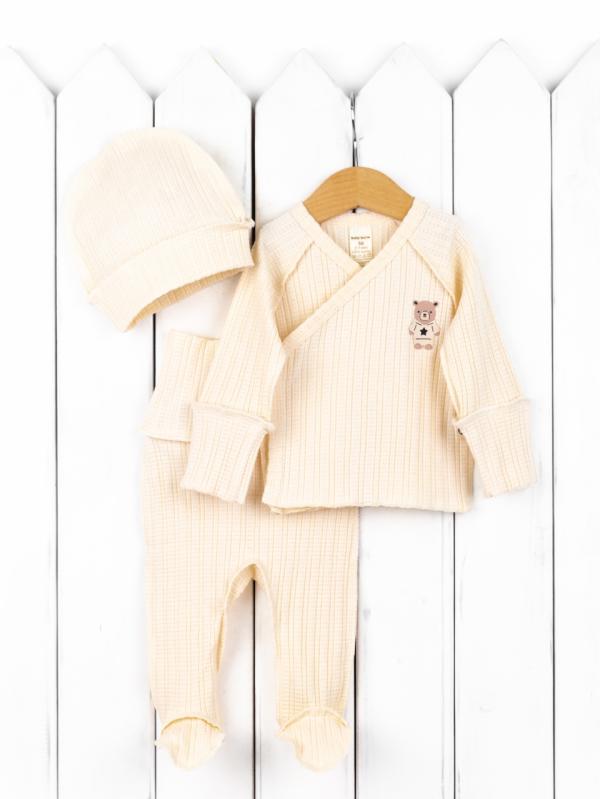 картинка Комплект детский Baby Boom КН154/1-Р Ажурная рибана Экрю я734 от магазина детских товаров ALiSa
