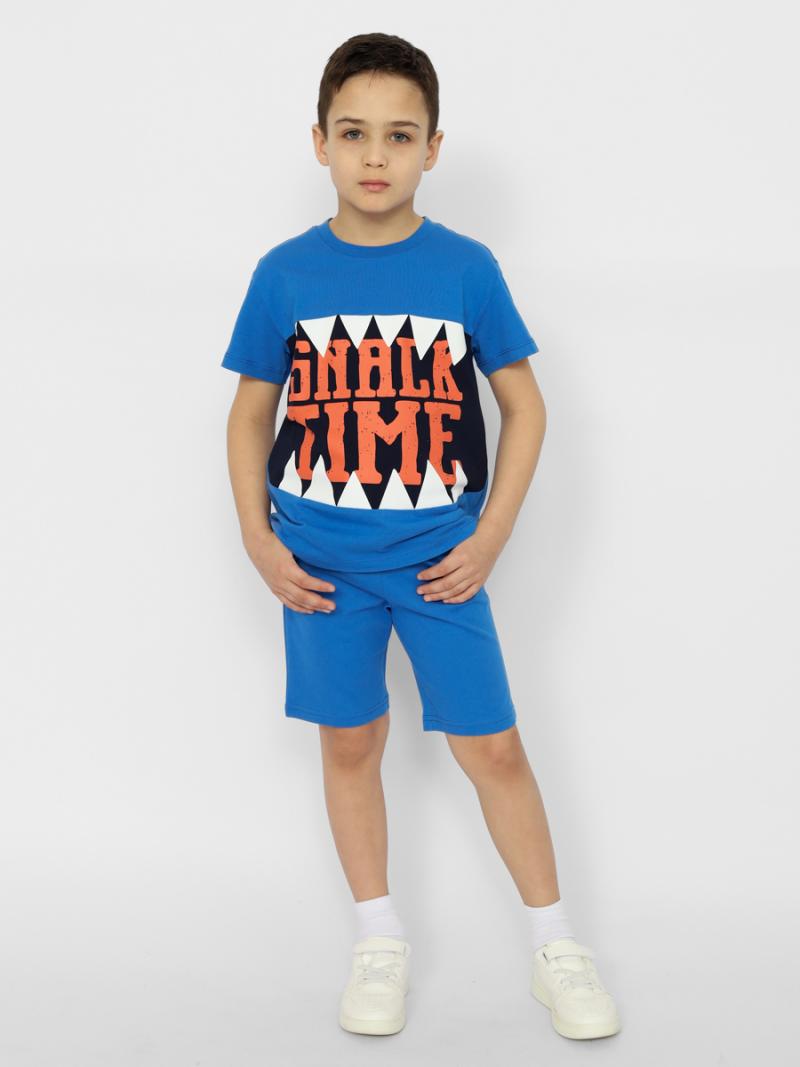 картинка Футболка для мальчика Cherubino CSKB 63552-42-370 Синий от магазина детских товаров ALiSa