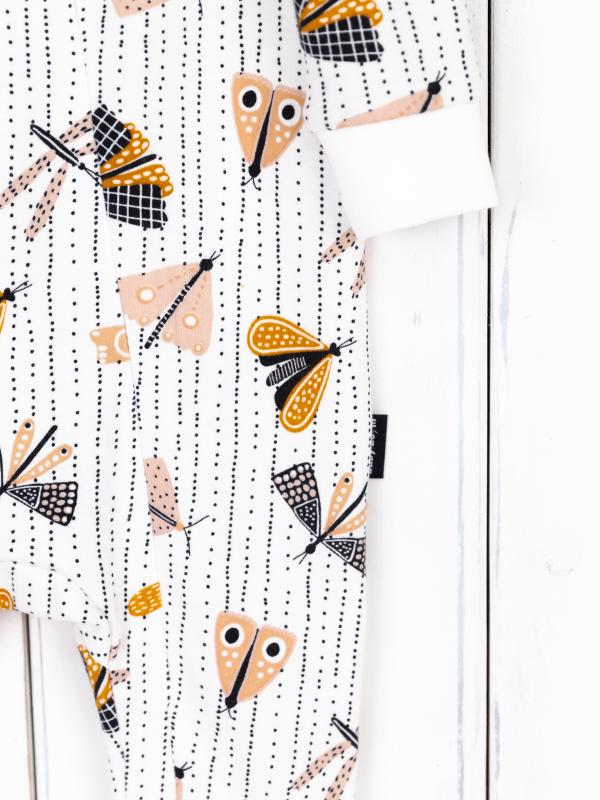 картинка Комбинезон на стопе Baby Boom К371/5-И(Н) я731 Мотыльки и стрекозы от магазина детских товаров ALiSa