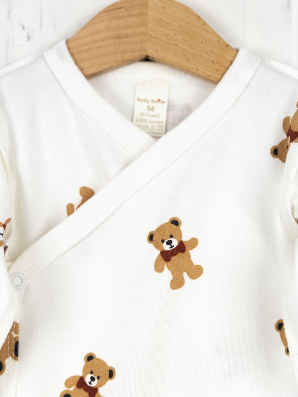 картинка Боди Baby Boom Б77/10004-И(Н) Мишки я722 от магазина детских товаров ALiSa