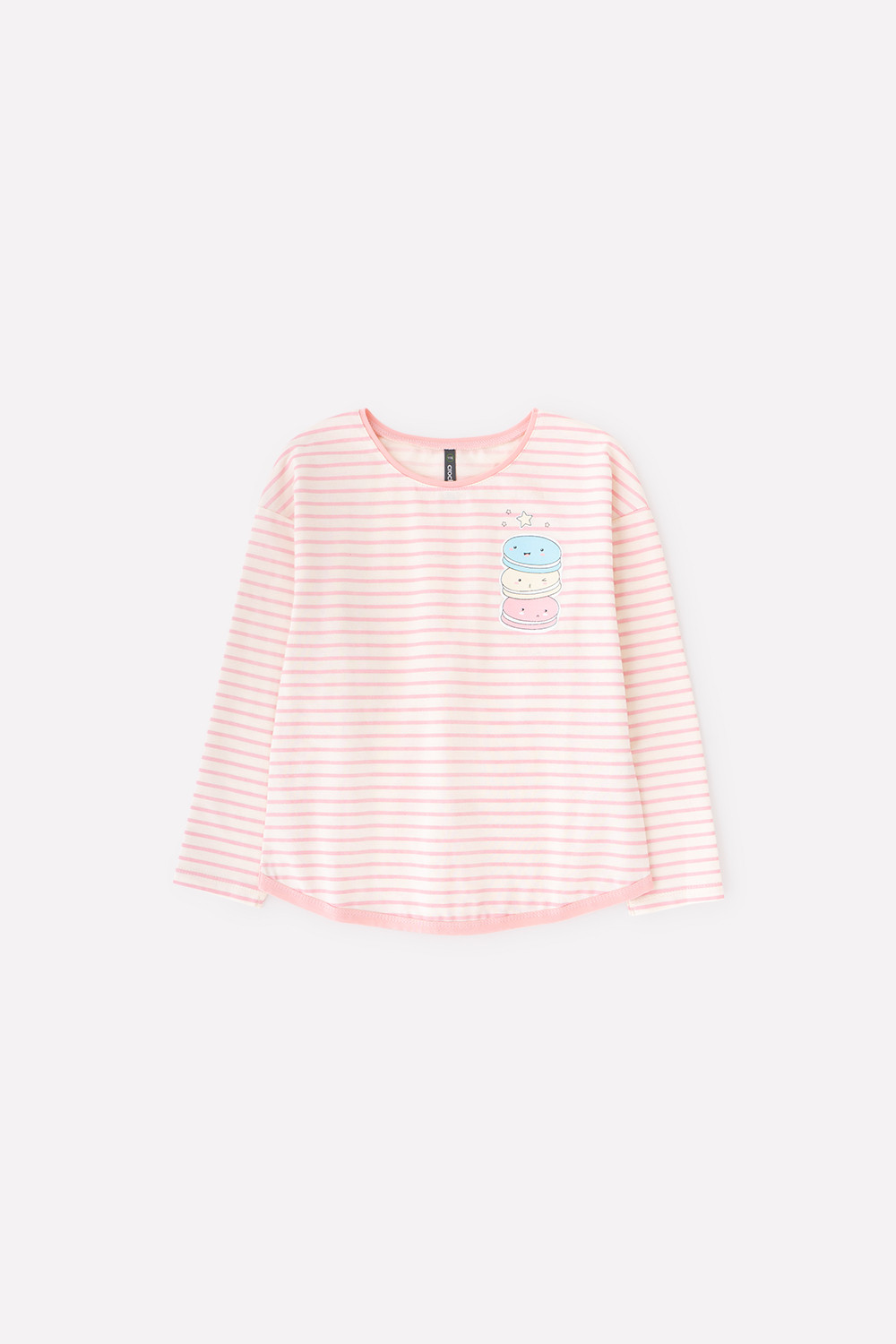 картинка Джемпер для девочки Crockid КР 301642 пыльная роза, полоска к325 от магазина детских товаров ALiSa