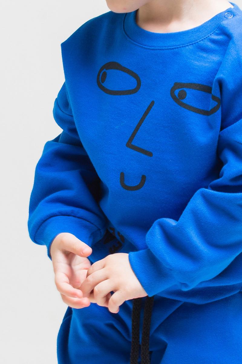 картинка Джемпер для мальчика Crockid КР 300814 ярко-синий к226 от магазина детских товаров ALiSa