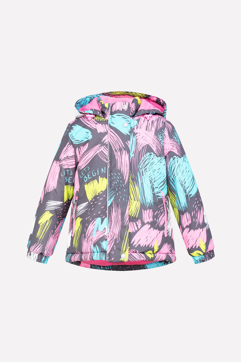 картинка Куртка зимняя для девочки Crockid ВК 38033/н/2 ГР от магазина детских товаров ALiSa