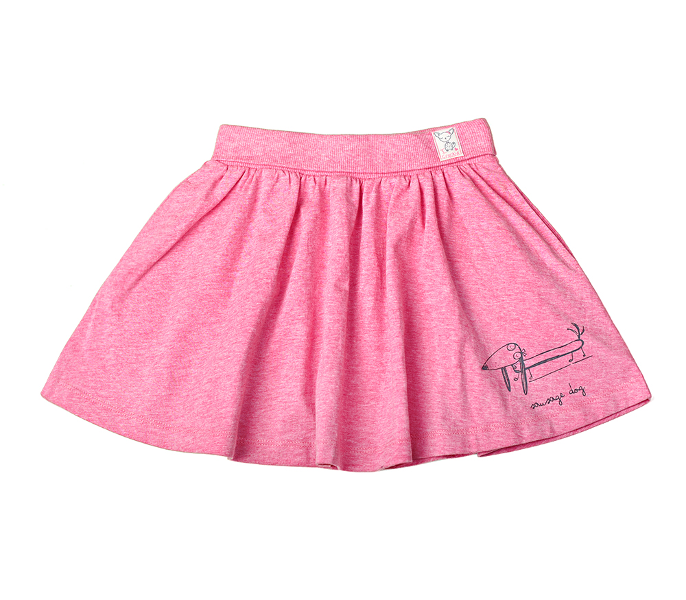 картинка Юбка для девочки Crockid КР 7084 розовый меланж к155  от магазина детских товаров ALiSa