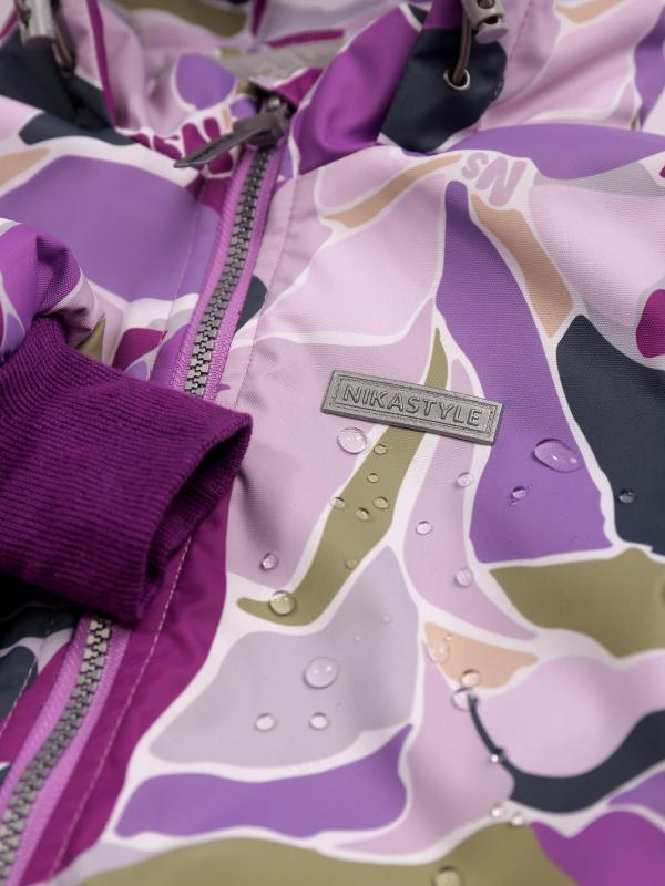 картинка Комбинезон утеплённый для девочки NIKASTYLE 8м1225 Цикламен брусника от магазина детских товаров ALiSa