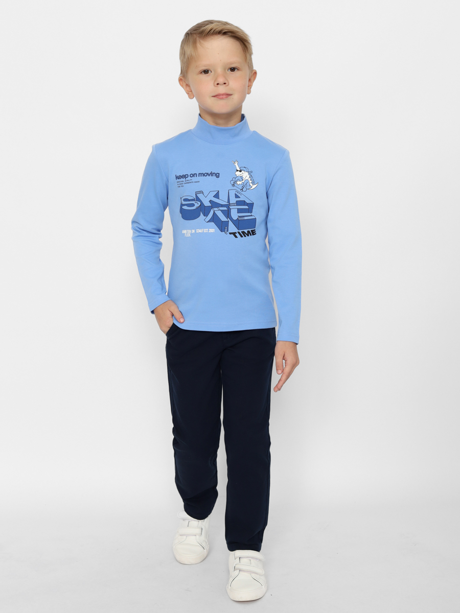 картинка Водолазка для мальчика Cherubino CWKB 63676-43-384 Голубой от магазина детских товаров ALiSa