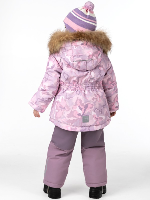картинка Комплект зимний для девочки NIKASTYLE 7з0624 Роза Орхидея от магазина детских товаров ALiSa