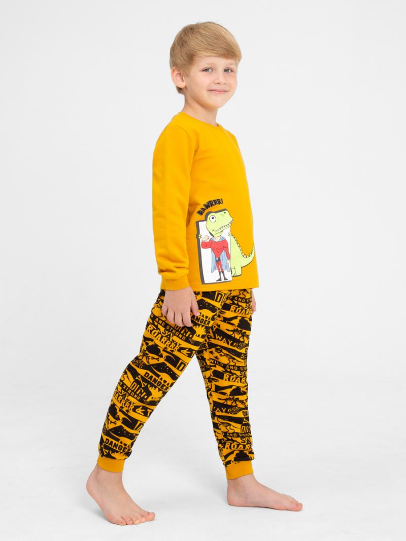 картинка Пижама для мальчика CWKB 50139-33 Горчичный от магазина детских товаров ALiSa