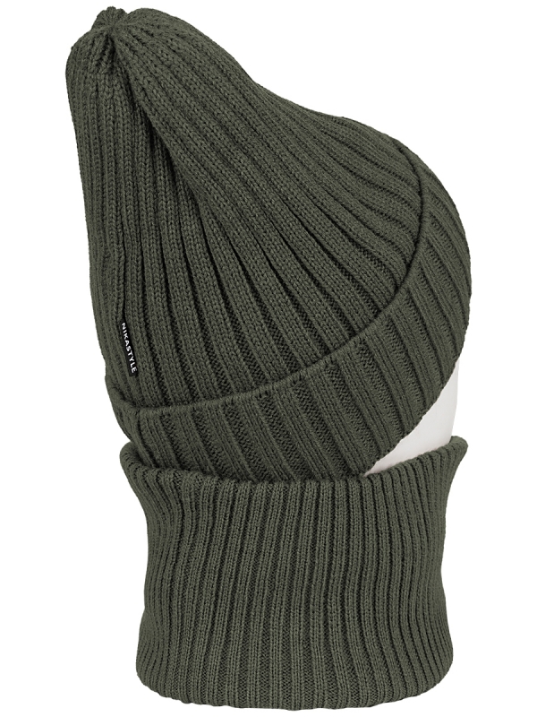 картинка Комплект шапка снуд для мальчика NIKASTYLE 12з16424 Полынь от магазина детских товаров ALiSa