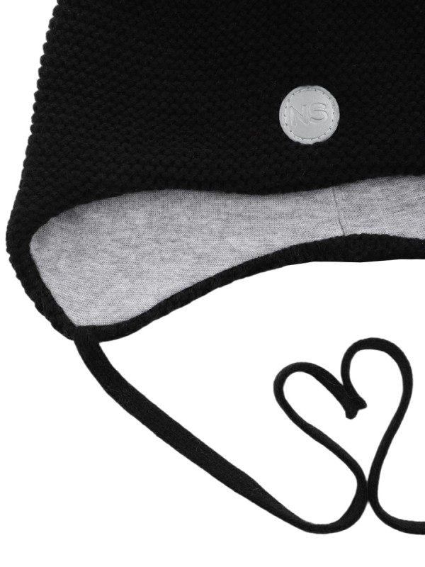 картинка Шапка утепленная для мальчика NIKASTYLE 11з15524 Черный от магазина детских товаров ALiSa