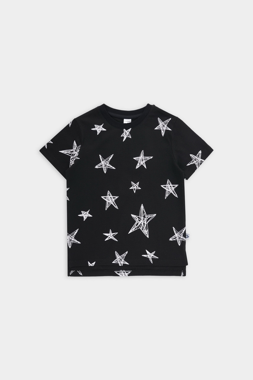 картинка Футболка для мальчика Crockid К 302128 черный, звезды от магазина детских товаров ALiSa