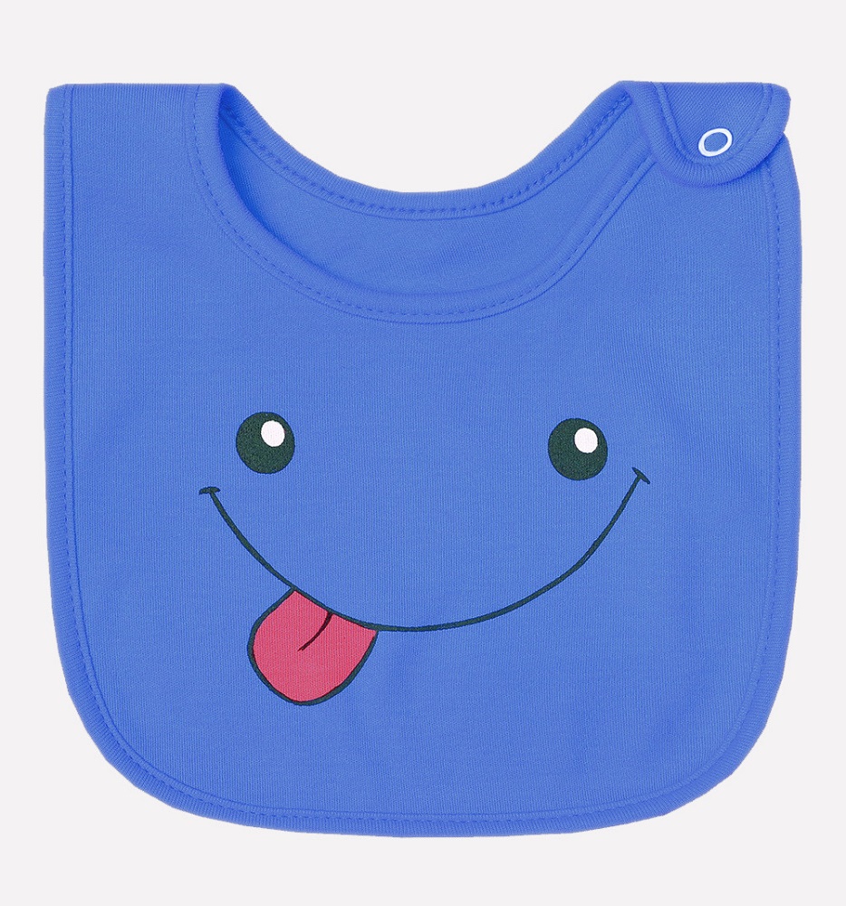 картинка Фартук-нагрудник для мальчика Crockid К 8518 ярко-голубой1 от магазина детских товаров ALiSa
