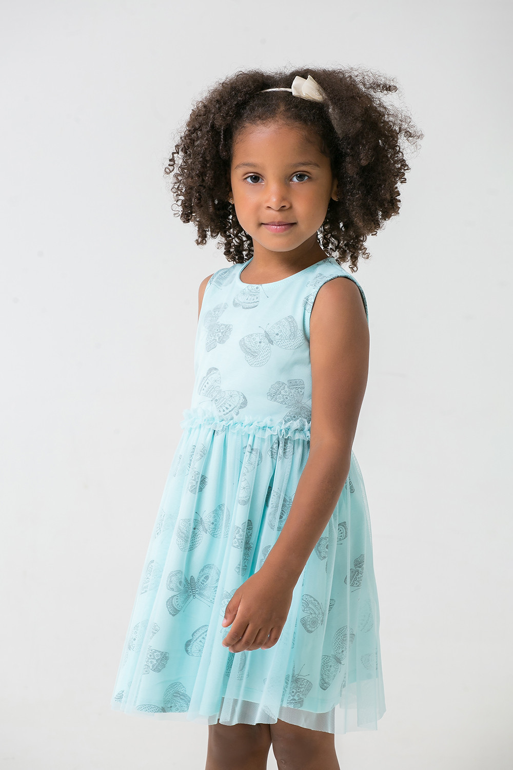 картинка Платье для девочки Crockid К 5658 минт, бабочки от магазина детских товаров ALiSa