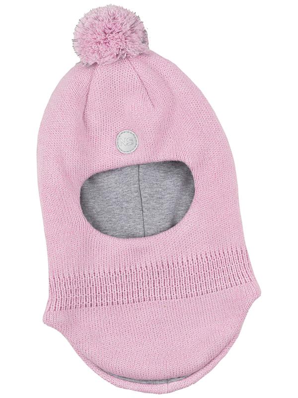 картинка Балаклава утепленная для девочки NIKASTYLE 10з15225 Светлая роза от магазина детских товаров ALiSa