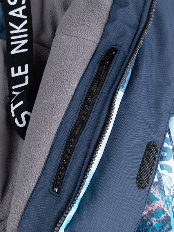 картинка Комбинезон зимний для мальчика NIKASTYLE 8з2924 Лед деним от магазина детских товаров ALiSa