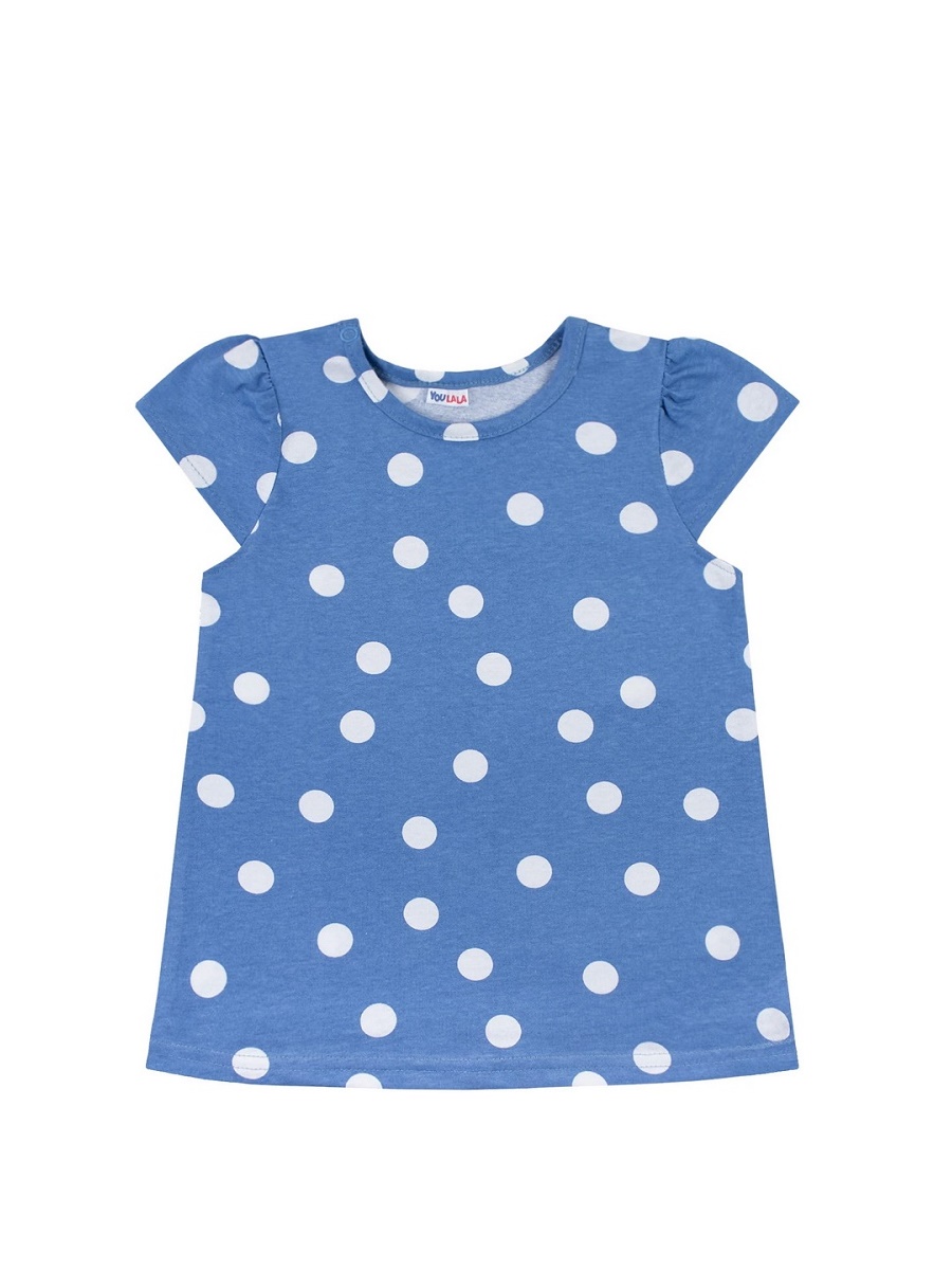 картинка Футболка для девочки Youlala 0967101501 Голубой от магазина детских товаров ALiSa