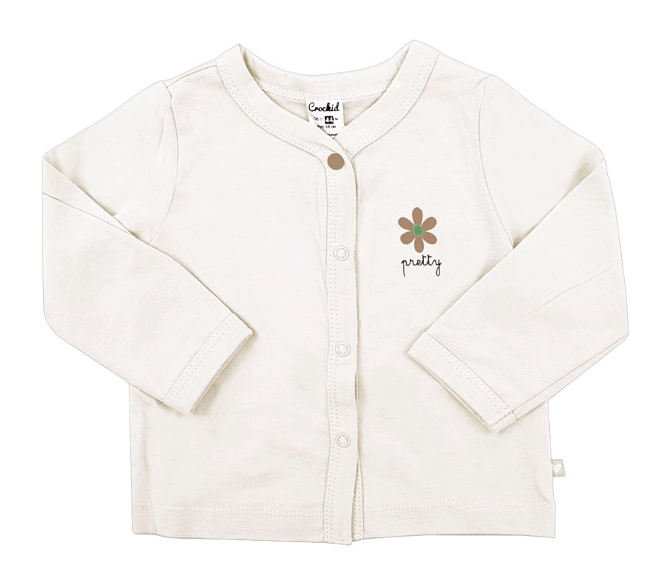 картинка Кофточка для девочки Crockid К 300059 белый от магазина детских товаров ALiSa