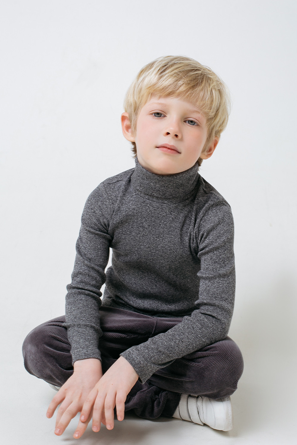 картинка Джемпер для мальчика Crockid КР 301484 серый меланж к308 от магазина детских товаров ALiSa