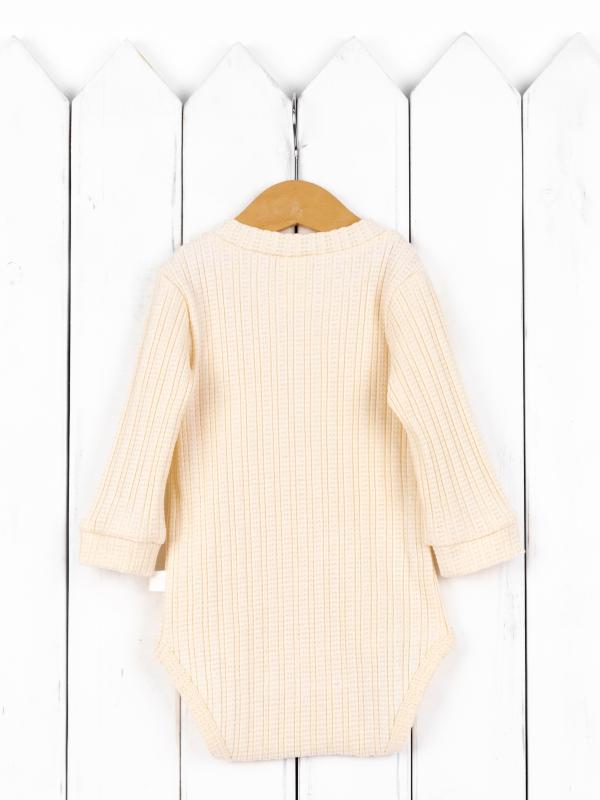 картинка Боди детское Baby Boom Б143/1-Р Ажурная рибана Экрю я734 от магазина детских товаров ALiSa